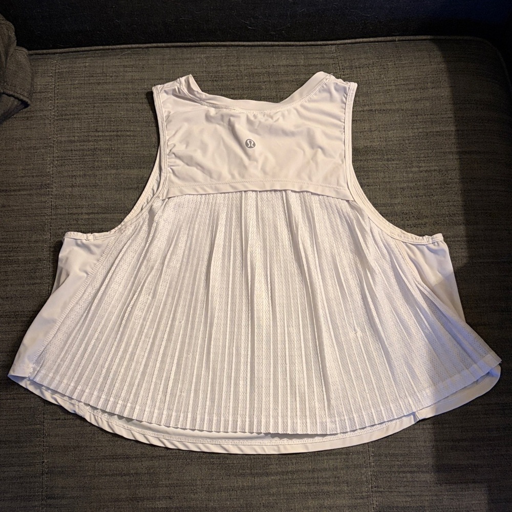 Lululemon Just Pleat It Tank, Size 8